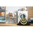 thumbnail image 2 of Ahgly Company Machine Washable Indoor Square Transitional Metallic Gold Area Rugs, 6' Square, 2 of 7