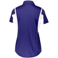 thumbnail image 3 of Holloway Sportswear 3XL Womens Integrate Polo Purple/White 222747, 3 of 5
