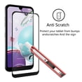 thumbnail image 5 of GoldCherry Screen Protector for LG K31/LG Aristo 5/LG Fortune 3,High Definition Anti-Scratch Anti-Fingerprint High Touch Sensitivity Tempered Glass Film-[9H Hardness][Bubble Free](2 Pack）, 5 of 6