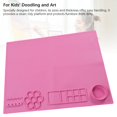 thumbnail image 4 of Kids Art Mat Soft Washable Silicone Painting Pad Portable Multifunctional Palette Home Travel, 4 of 7