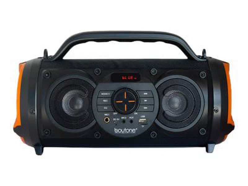 Boytone BT-18RG - Boombox speaker - for portable use - 2.1-channel - 25 Watt - red-orange - image 2 of 5