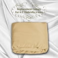 thumbnail image 5 of Sunrise Replacement Umbrella Canopy Cover for 6.5' 6 Ribs Outdoor Patio Market Umbrella, Canopy Only, (Beige), 5 of 6