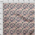 thumbnail image 2 of oneOone Cotton Poplin Fabric Square & Triangle Geometric Print Fabric By Yard 42 Inch Wide, 2 of 4