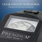 Presidium Instruments Gem Tester II with Assisted Thermal Calibration for Identifying Diamonds/Moissanites and Common Colored Gemstones