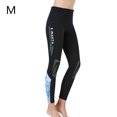 thumbnail image 2 of DIVE SAIL Pantalones de neopreno de 3 mm Costuras sin costuras de tipo dividido Leggings de buceo elásticos a prueba de sol de tres capas para bucear con esnórquel Surf Mujer azul M Eigraketly OD003286-07, 2 of 7