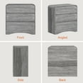 thumbnail image 5 of 3 Drawer Dressers for Bedroom, 32" Wide Wood Storage Dresser Chest of Drawers Organizer, Modern Dresser & Chest of Drawers, Large Dressers with 3 Drawers for Bedroom Living Room Hallway Closet, Grey, 5 of 8