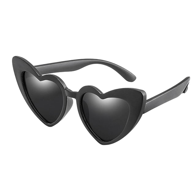Esquirla Lunettes de Soleil Anti-Cyclisme Enfants Garçons Bébés Filles Lunettes Rondes Noires