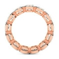 thumbnail image 4 of Round Shape Lab Grown Diamond Dream Bazel Eternity Ring For Women | 2 Carat IGI Certified 14K Rose Gold | FG-VS Quality Friendly Diamonds Eternity Ring Size 5, 4 of 5