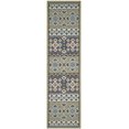 thumbnail image 3 of Safavieh Veranda Green Indoor Outdoor Rug - Runner 2'3" x 8', 3 of 4