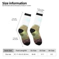 thumbnail image 4 of Lsque Pikmin Printed Men's Crew Socks, Soft Durable Breathable Moisture-Wicking with Odor Control Cotton socks, 4 of 7