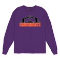 thumbnail image 5 of Cincinnati Skyline Football Long Sleeve T-shirt Bleed Orange and Black Game Day Fantasy League Champions Tailgating, 5 of 7