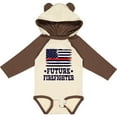 thumbnail image 3 of Inktastic Future Firefighter USA Boys or Girls Long Sleeve Baby Bodysuit, 3 of 5