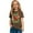 Brown, variant on Little Girl Shirts 100 Days Of School Print Short Sleeve 100 Days Of School Costume Soft Tee Shirt Baby Girl Summer Clothes