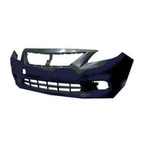 New  Nissan OE Unpainted Front Bumper Cover Replaces FBM223BA0J fits 2012-2014 Nissan Versa 1.6 S Sedan 4-Door