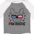 thumbnail image 4 of Inktastic Pawtriotic with French Bulldog  in American Flag Sunglasses Boys or Girls Long Sleeve Baby Bodysuit, 4 of 5