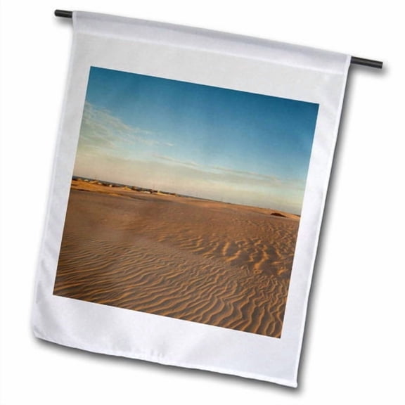 3dRose, North Carolina, Nags Head, Jockeys Ridge State Park, dunes, sunset, 18 x 27 inch Garden Flag