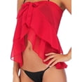 thumbnail image 4 of Tinglu Sarong Beach Skirt Cover Up Chiffon Wrap Women's Swimsuit, 4 of 6