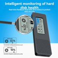 thumbnail image 3 of M.2 Hard Drive Box NVME/NGFF SATA Dual Protocol SSD Enclosure NVME SATA to USB3.2 Intelligent Digital Display M.2 Case, 3 of 3