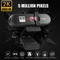 thumbnail image 5 of RONY 2K HD Web Camera with Fast Auto Focus Tripod Stand Privacy Cover for Video Calling Zoom Meeting, 5 of 9