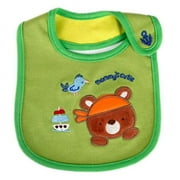 Panda Superstore Bear Neat Solutions Waterproof Baby Infant Toddle Burp Cloths Bibs, Set of 3
