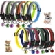 thumbnail image 2 of CHAO Collar reflectante para gato con campana, collares de seguridad ajustables para recién nacidos, collares para cachorros o gatitos, 2 uds., azul, 2 of 5