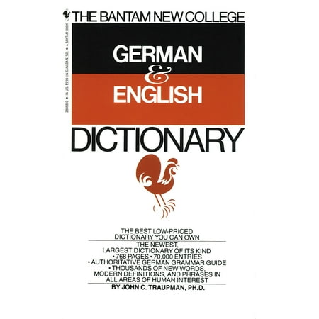 The Bantam New College German & English (Best German Dictionary App For Ipad)