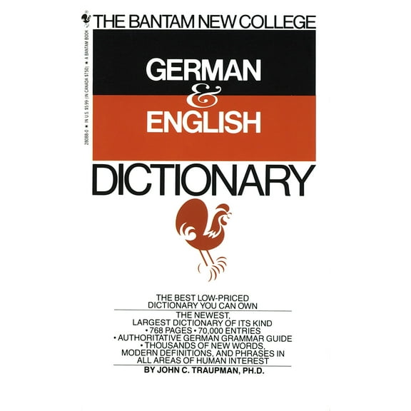 The Bantam New College German & English Dictionary (Paperback)