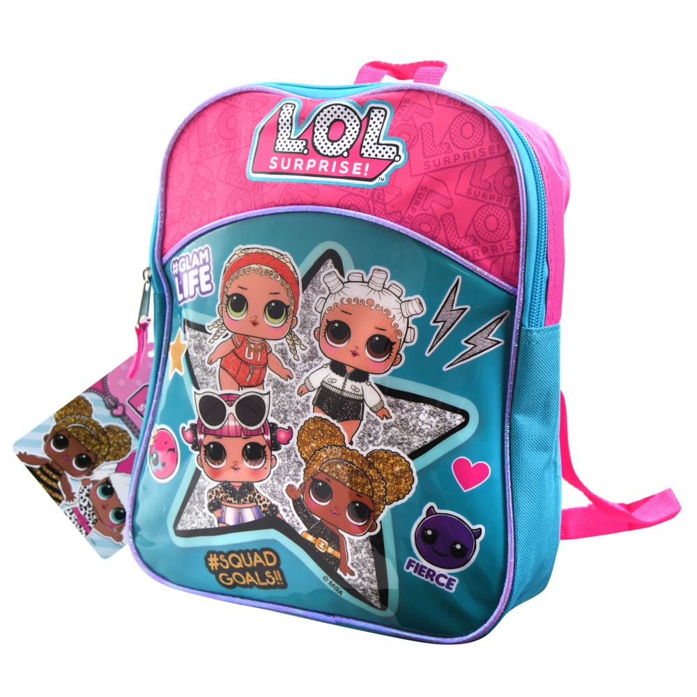 LOL Surprise Doll Unicorn Girls Backpack School Bag Kid Rucksack Pink