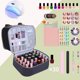 thumbnail image 2 of Funda organizadora de esmaltes de uñas FCQQYWZ con capacidad para más de 30 botellas con lámpara, 2 of 6