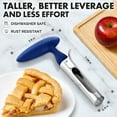 thumbnail image 3 of Zulay Kitchen Apple Corer Slicer - Apple Corer Tool Remover Stainless Steel Cupcake Corer, Dark Blue, 3 of 10