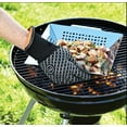 thumbnail image 3 of 76440 Professional High Temperature Heat Deluxe Grill Glove Temp, Small/Medium, Grey, 3 of 4