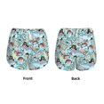 thumbnail image 3 of Fuzoiu pirate with funny animals Print Women's Athletic Shorts, Double-Layer Running Shorts with Pocket,Women's Workout Shorts for Yoga, Gym, and Workouts-XX-Large, 3 of 7