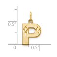 thumbnail image 3 of Finest Gold 10K Yellow Gold Initial P Charm, 3 of 3