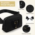 thumbnail image 3 of Crossbody Belt Bag Waist Packs with Number 4 5 6 7 8 9 10 11 12 13 Year Old Personalized Birthday Christmas Gift, 3 of 7