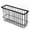 Black, variant on Wovilon Self-Adhesion Kitchen Bathroom Iron Wire Basket Bin Storage Rack Mesh Organizer