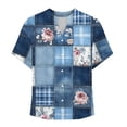 thumbnail image 5 of Haivin Hauts d'Été pour Femmes T-Shirts à Manches Courtes Col Ras du Cou Blouses Mignonnes et Tendance, 5 of 5