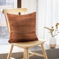 thumbnail image 5 of LALILO Throw Pillow Covers Wood Old Wood Walnut Dark Brown Smooth Surface Cushion Cover 18" x 18", 2 Pack, 5 of 6