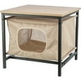 thumbnail image 5 of TRIXIE Emmie Indoor Cat Condo, Cat Bed Side Table, Cat Hideaway Cave with Cozy Cushion, Beige, 5 of 6