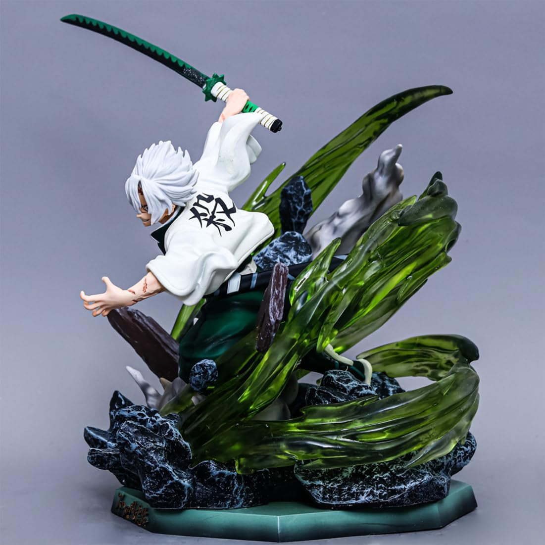 New Shinazugawa Sanemi (combat Ver) Character Anime Model Statue Action Figures Desktop Ornament Popular Decorations Fan Souvenirs Creative Gift Collectable