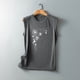 thumbnail image 3 of Tops Para Mujer Elegante Blusa Casual Moda Causal Rounk Cuello Estampado Camiseta Sin Mangas Tanque Odeerbi ODB160979, 3 of 3