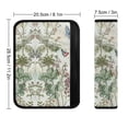 thumbnail image 6 of WYYP Flowers Butterfly Fabric Universal Seat Belt Cushions for Car Protect Neck and Shoulder 2Pcs, 6 of 6