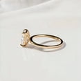 thumbnail image 6 of Solitaire Brilliance Dainty 2.50CT Radiant Cut Moissanite Solitaire Engagement Ring 18kYellow Gold, Ring Size 10, 6 of 7
