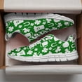 thumbnail image 3 of St Patricks Day Shoes for Women Men Running Sneakers Breathable Casual Sport Tennis Shoes White Size 7, 3 of 5