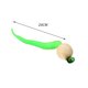 thumbnail image 3 of Campana De Cola Ondulada Caterpillar Cat Toy Cuentas de madera Wiggly Snake Tail Gusano Mascota Masticar Suministros para gatos, 3 of 4