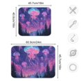 thumbnail image 5 of Yayeee Dish Drying Mat for Kitchen Counter Ultra Absorbent Easy Clean Pad 24x18", Neon Jellyfish, 5 of 7