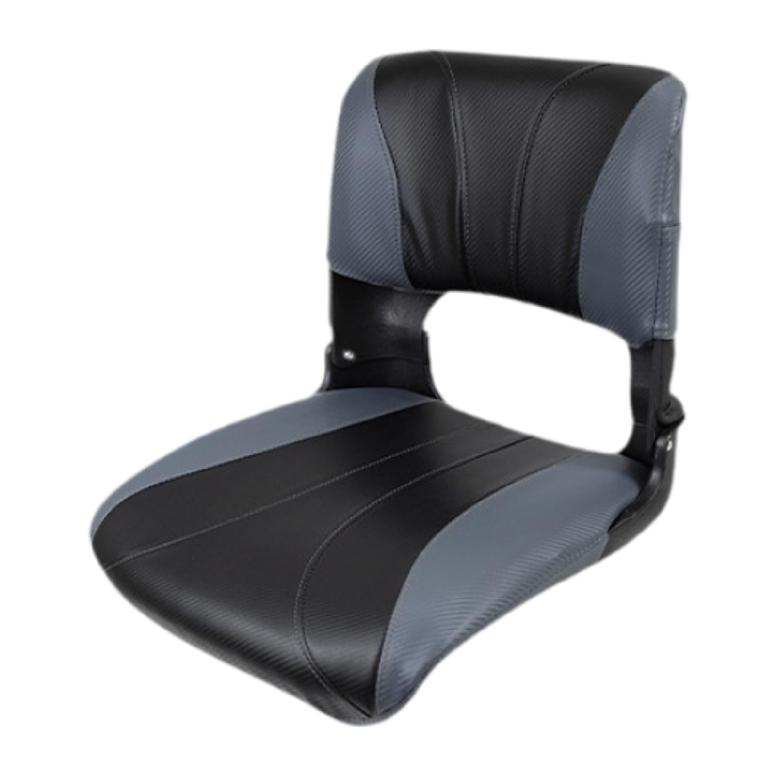 harayaa Folding Boat Seat Canoe Seat Waterproof Sun Protection Comfortable Foldable Boat Black