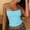 Sky Blue, variant on OIUUAK Women Cotton Striped Print Tank Top, Y2k Sexy Trim Camisole Tee Shirt V Neck Spaghetti Strap Slim Fit Aesthetic Going Out Vacation Cami Crop Top, Black
