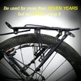 thumbnail image 7 of MELIVO Rear Bike Rack Bicycle Cargo Rack Quick Release Adjustable Alloy Bicycle Carrier Easy To Install, 7 of 7