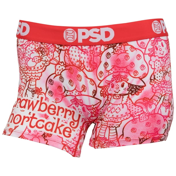 Strawberry Shortcake Tie-Dye PSD Boy Shorts Underwear-Large