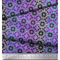 thumbnail image 3 of Tissu Imprimé à Rayures & Kaléidoscope Marocain 1 Yard 42 Inch Wide, 3 of 3